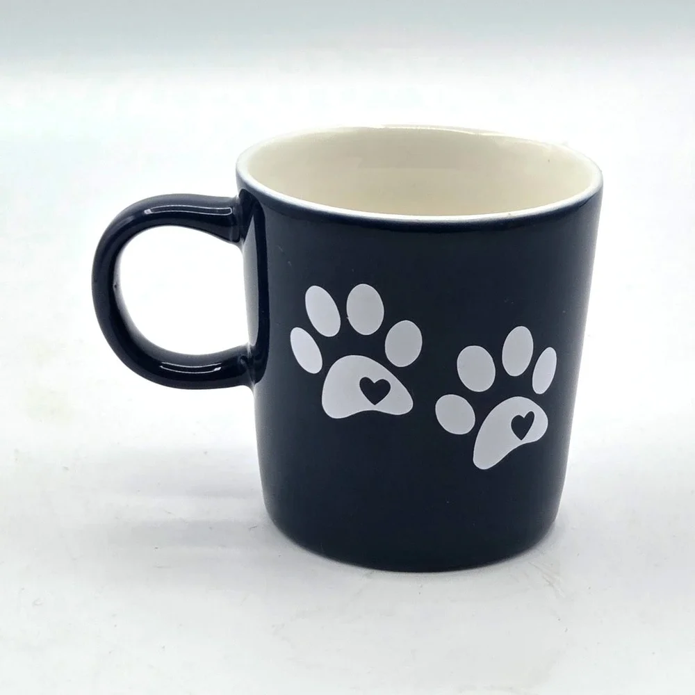 Pup Cup ‎ Puppuccino Ceramic 4oz Cup- Pet Dog Mom Dad Gifts, Dog Treat Cup